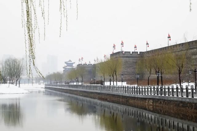 老年|大名牛年初雪