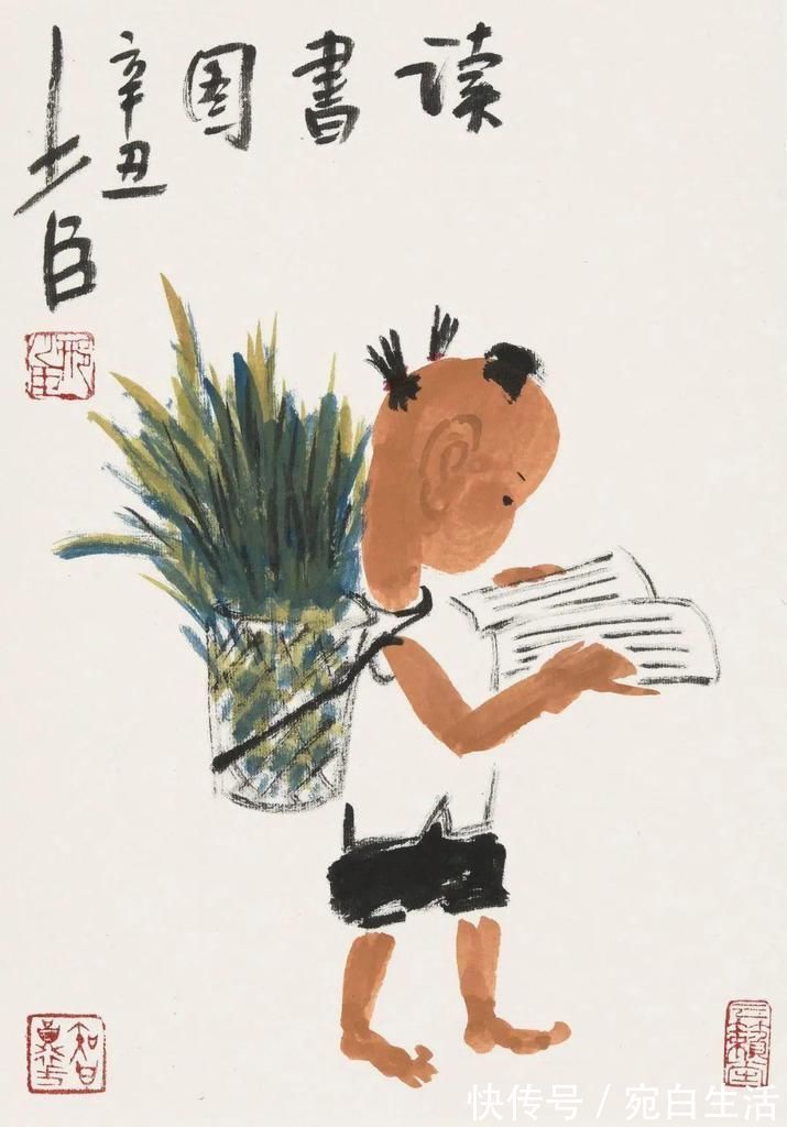 花鸟|变通！好的画家都善变，看黑乎乎的花鸟画家画人物啥样？