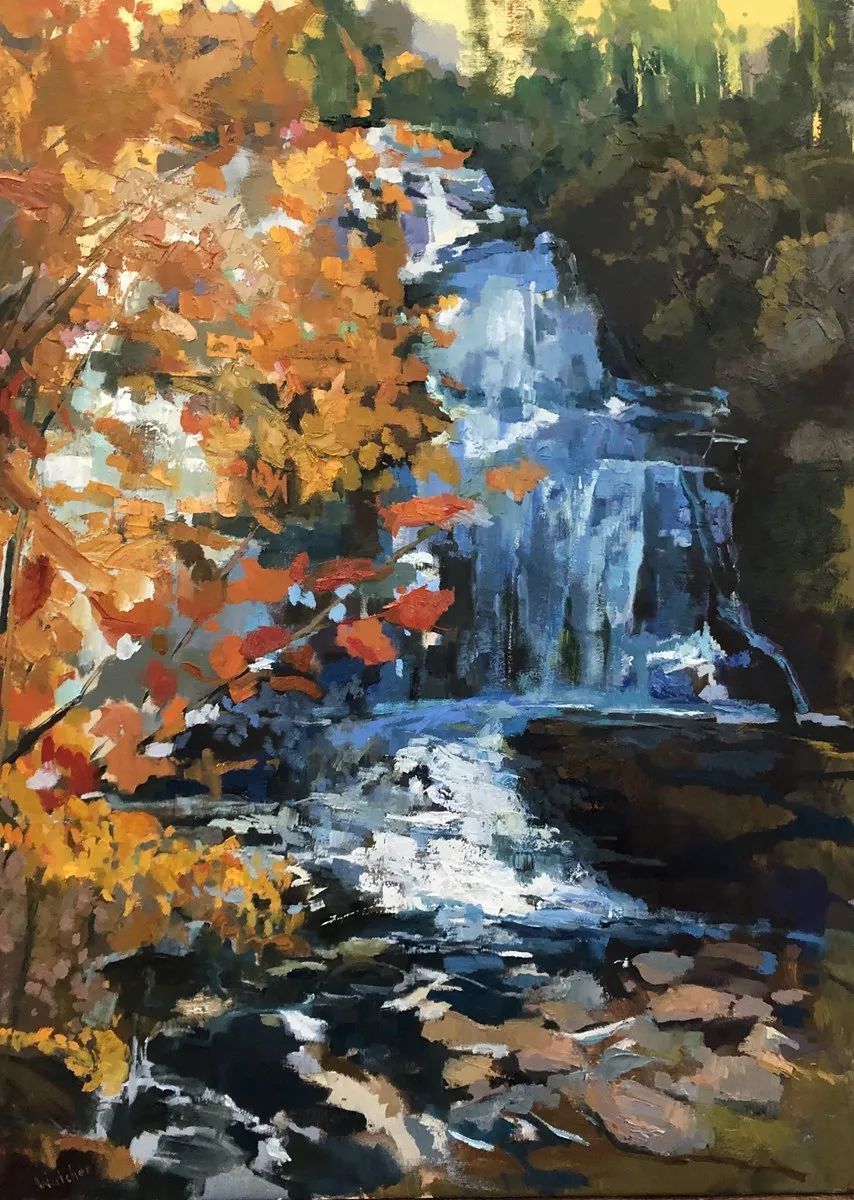 笔力独到，气势如虹，看看这二位的油画