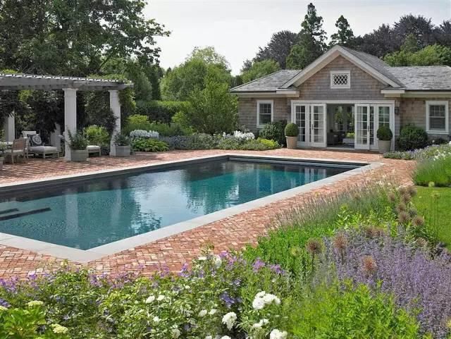 惬意|60款豪宅花园设计,自然安静的生活就该如此惬意