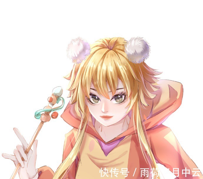 茉莉|大学生绘制心中仙子形象，画风清新脱俗，罗丽是小甜心，光莹冷傲