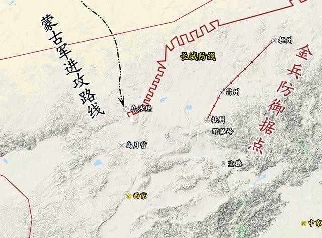 蒙古大军|蒙金野狐岭战役，为何成为蒙古南侵的关键一战？