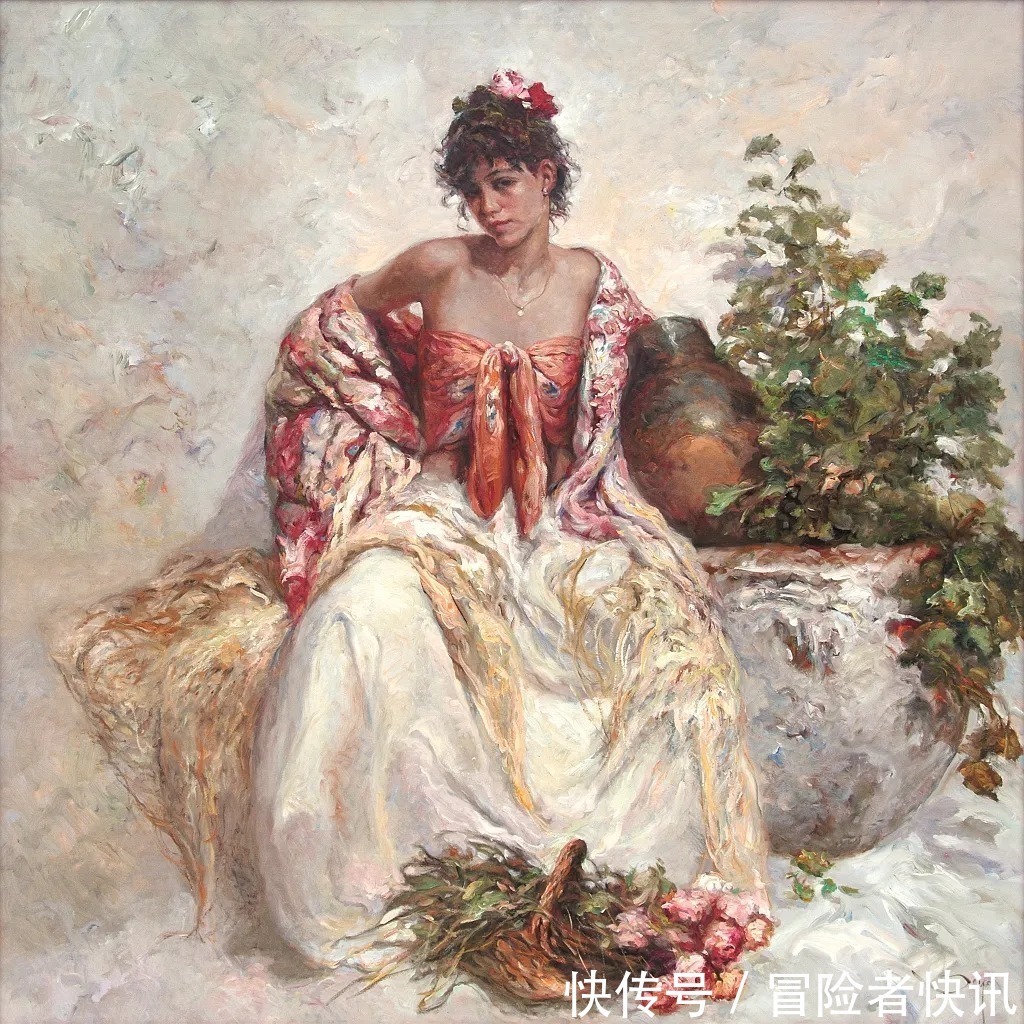 罗约@独特的艺术天赋,对色彩和纹理的戏剧性使用!