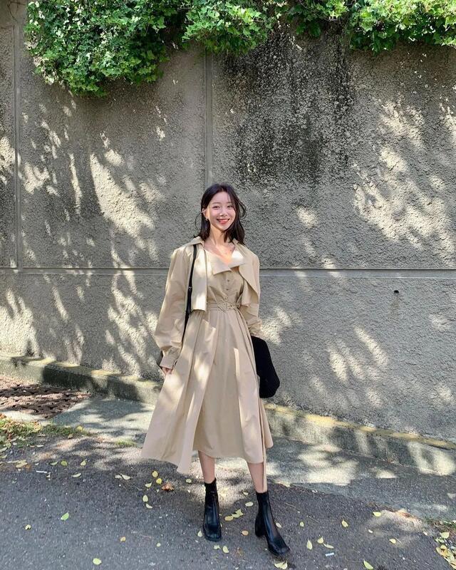 个子 穿搭怎么能少了风衣!这么穿气质又时髦太美了,各色各样很高级