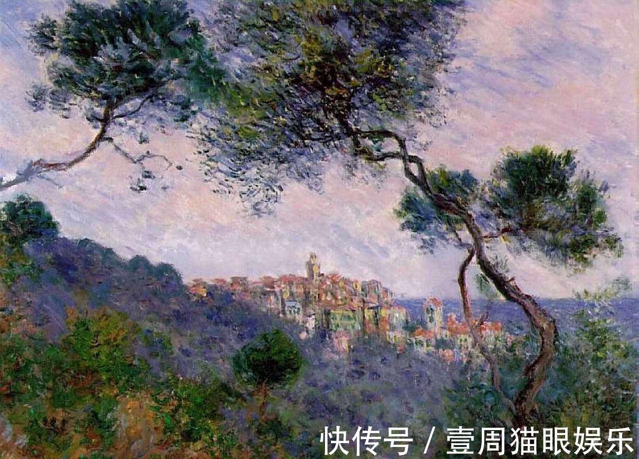 沙龙#成员的油画风格已发生变化,莫奈却坚持着,他才是忠实的印象派