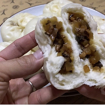 葱香冬瓜酱肉大包