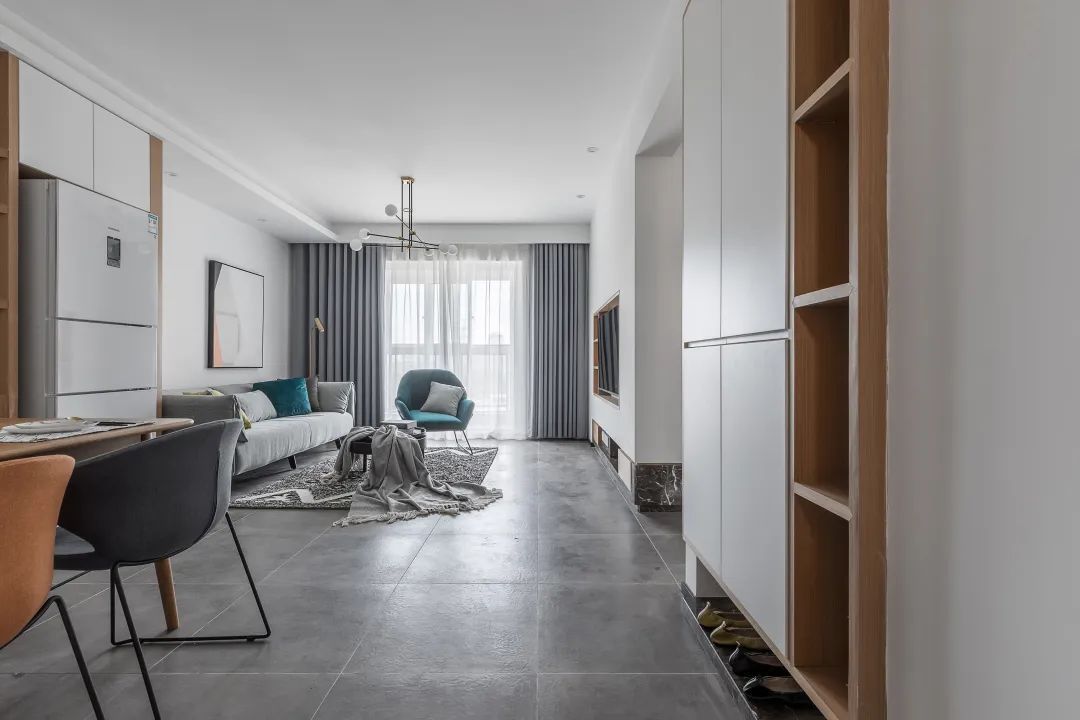 展示架|88㎡现代简约,实用与简朴,最平凡的艺术,来自生活