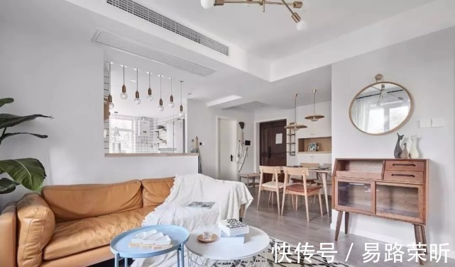 小户型|平淡无奇的89㎡小户型,将其客餐厅全开放,瞬间变得美貌又明亮!