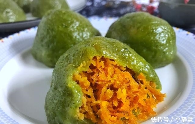 南瓜叶|江南人从小吃到大的清明点心,换了此馅,竟成了网红!