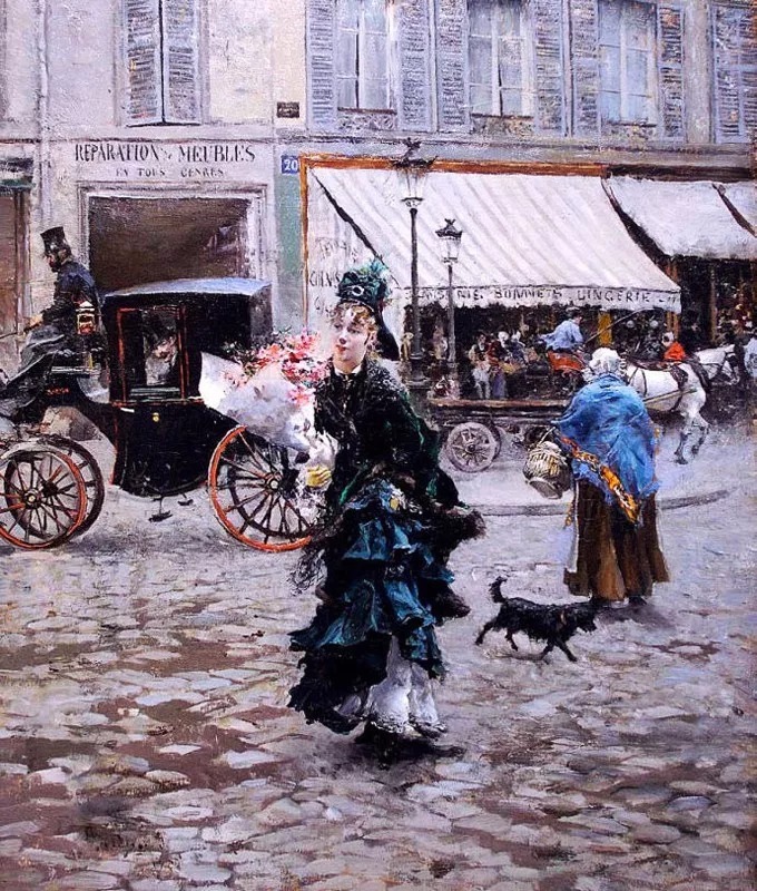 博尔迪尼$意大利画家博尔迪尼笔下的女子,女人味十足