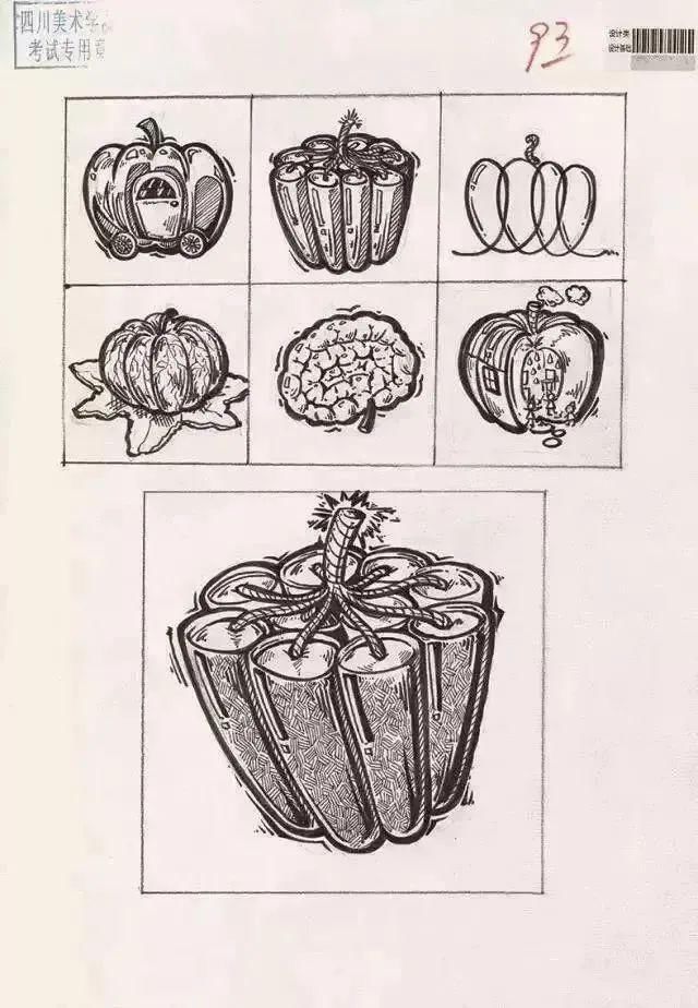 装饰画|考设计类院校必备的知识干货!(内附黑白装饰画高分卷)