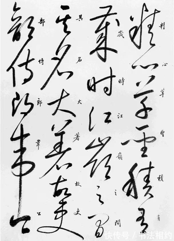 笔法&唯一!启功的草书,虽然气势稍不足,但是却规范有范,字字断开