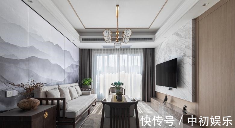 沐宸|80后大叔的二次装修,果断选择新中式,全屋素雅耐看,相当有品位