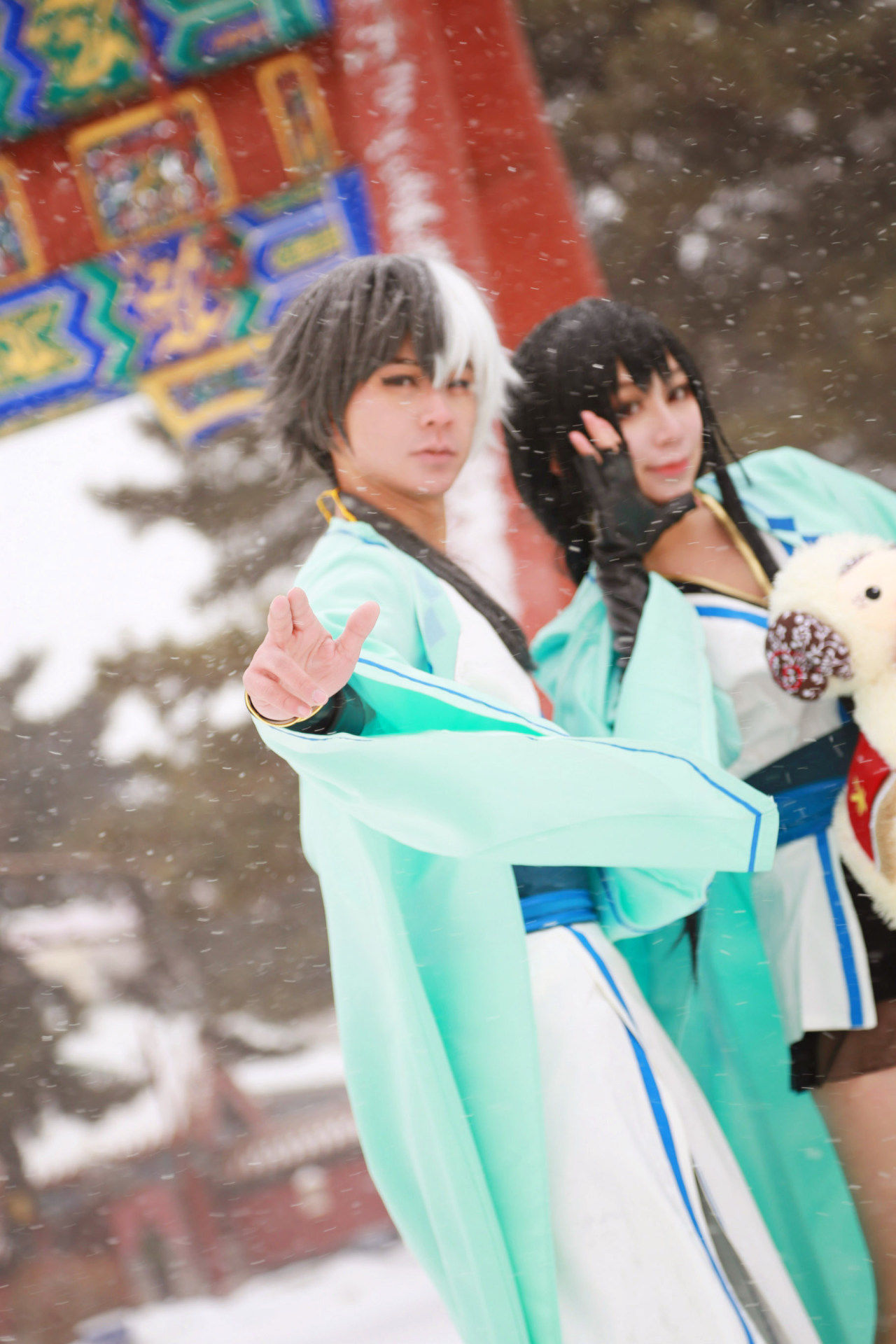 刀剑|刀剑春秋乐正龙牙&乐正绫cosplay