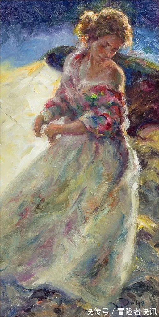 罗约@独特的艺术天赋,对色彩和纹理的戏剧性使用!