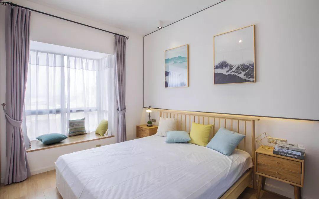 装修|105平简约的北欧风,橙色系很活力的装修,喜欢简单温馨的家