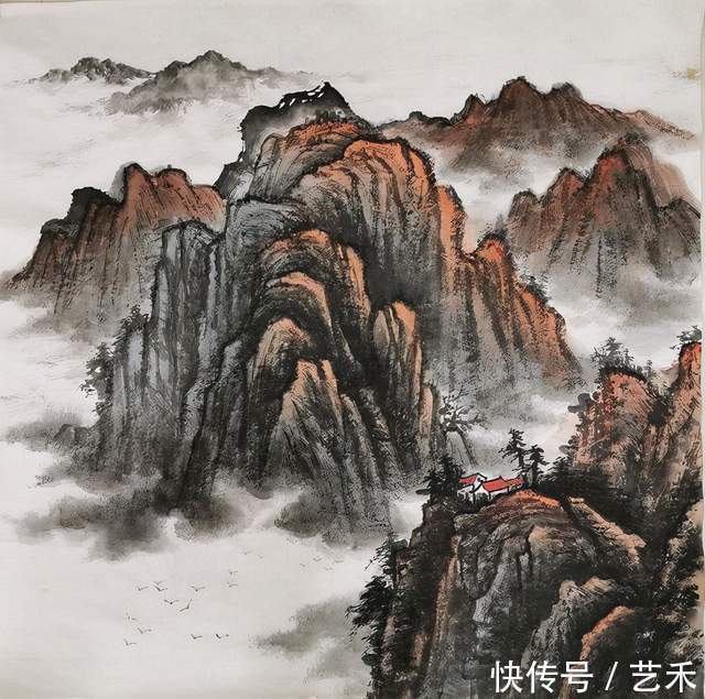 北京奥运!著名画家赵德铭(赵银湖,字雲昇)丨咫尺万里、醉墨淋漓