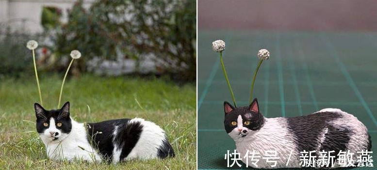 魔性|日本小哥做恶搞手办，两脚走路猫太魔性，看到站立猫网友笑出声