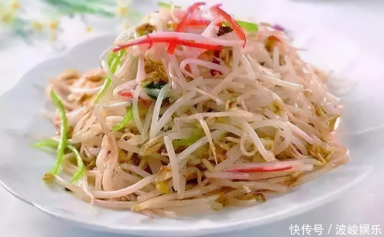 酸辣开胃绿豆芽,给多少肉都不换,解馋美味而且贼拉下饭