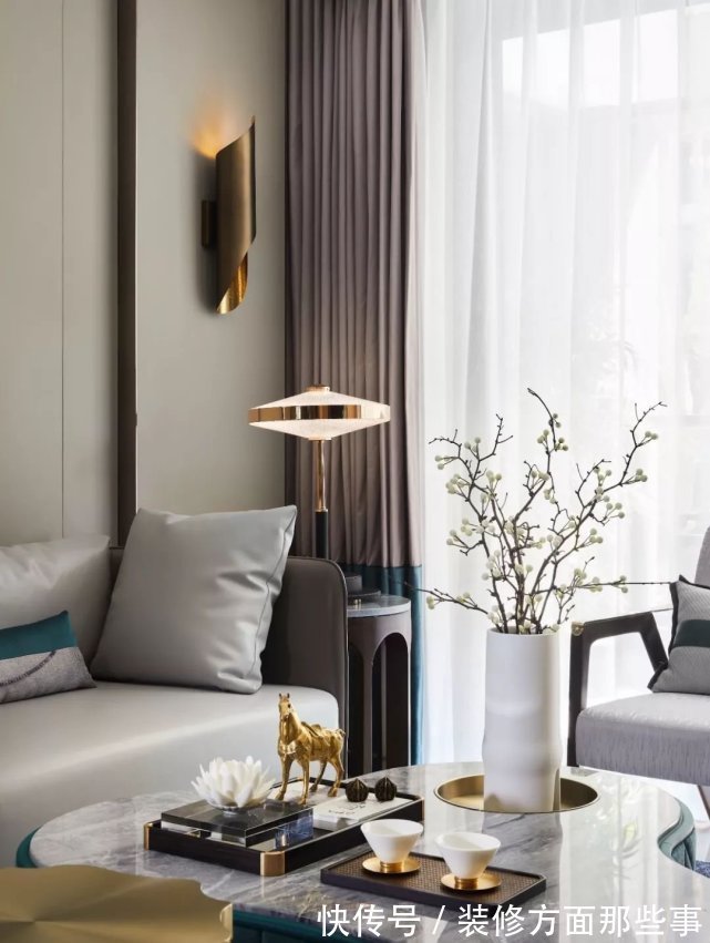 饱和度|173㎡轻奢新中式,古典和现代的碰撞,唯美浪漫!