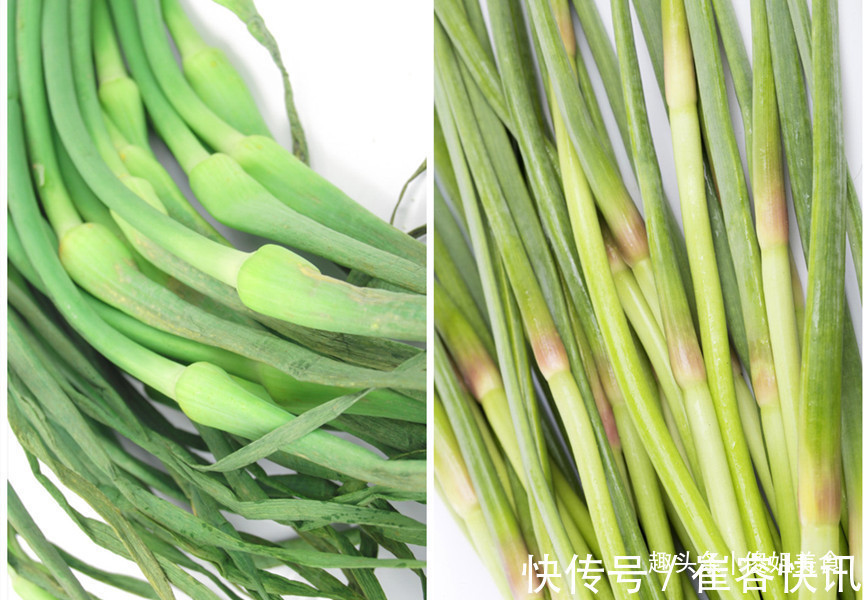 同样是蒜苔，“绿头”和“红头”有啥区别知道以后就别乱买了