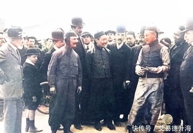 皇室|老照片:清末皇室成员出访国外的景象,买枪炮购军舰受热情接待