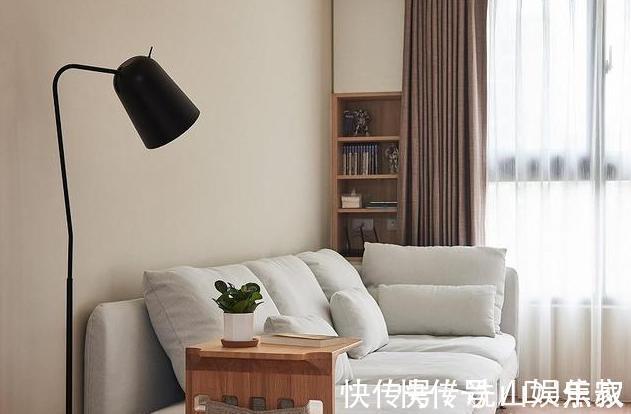 原木色|如何拥有高颜值的小户型这套80平原木风设计,玄关就很惊艳