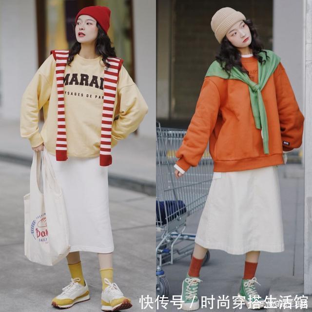 冬天穿卫衣,这样来挑选、搭配,简约大方又气质,适合40岁女人穿