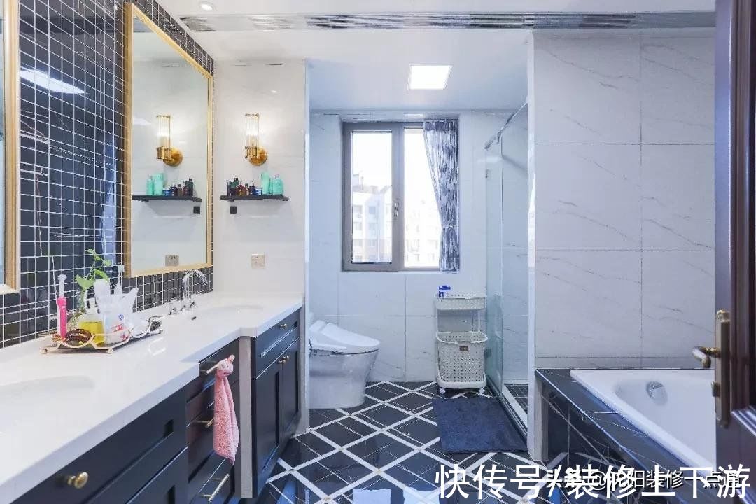 zone|280平实景装修案例，美式风格