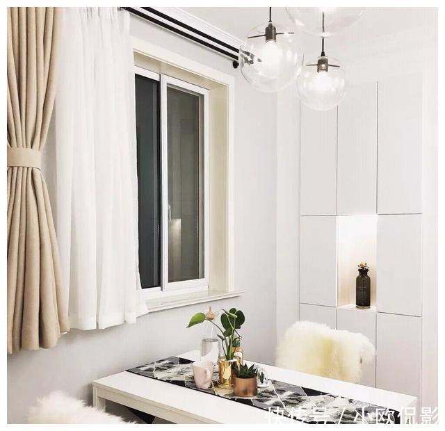 极简白|小姐姐爆改64平老房子,用最简约的黑白,打造最具清新质感的家!