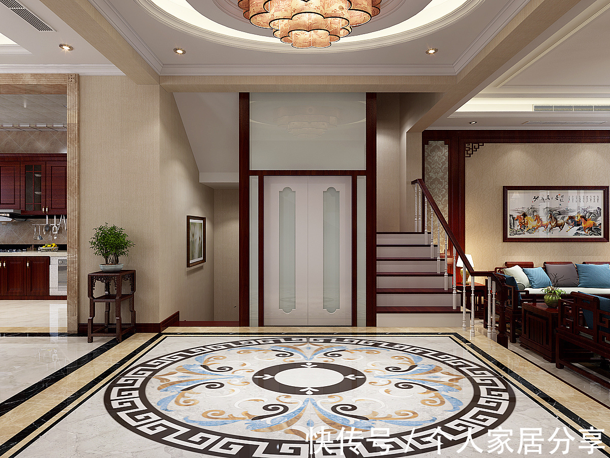 壁纸|大气奢华的中西混合装修风格——精英一族首选！