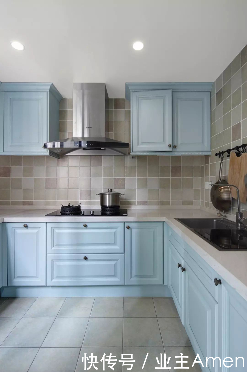 轻奢风格|大房型想设计美式轻奢风格,187平的大平层这样设计,优雅高品质