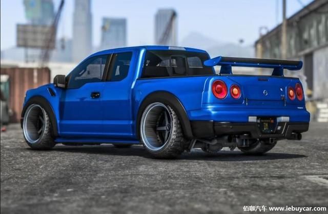 东瀛战神变装皮卡 R34 Skyline Gt R皮卡渲染图