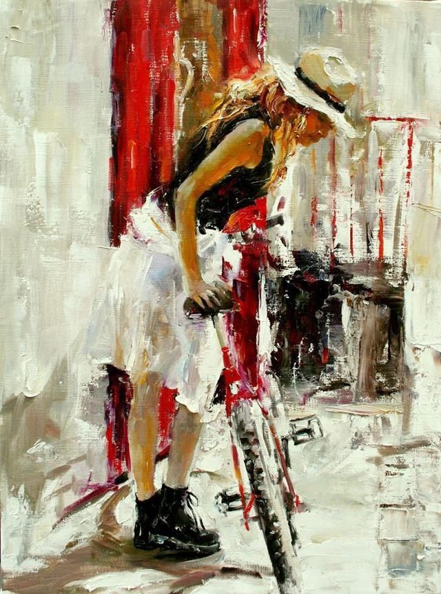 艺术学院!奔放的心:俄罗斯女画家安捷利卡超凡脱俗、别具一格的油画作品