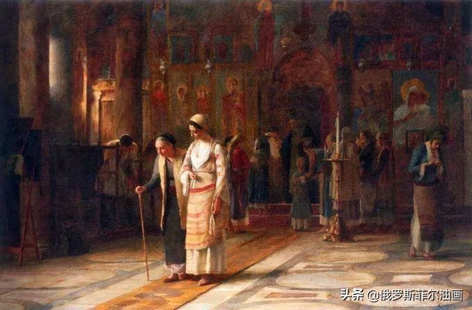 拉利@微妙而动人的油画，他画出了东方浪漫的神秘主义