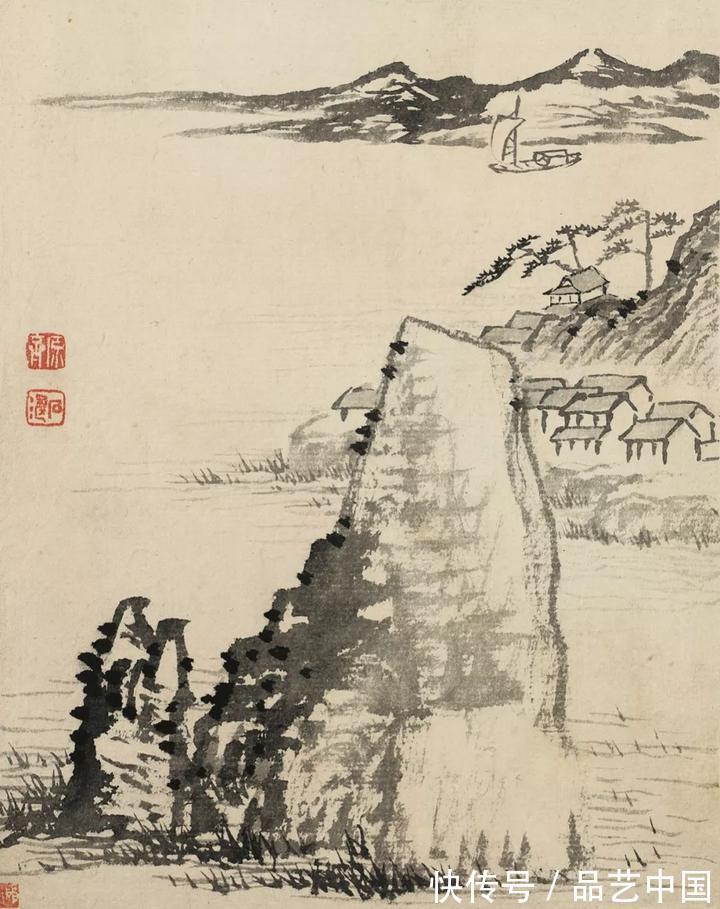 董其昌#石涛山水赏析