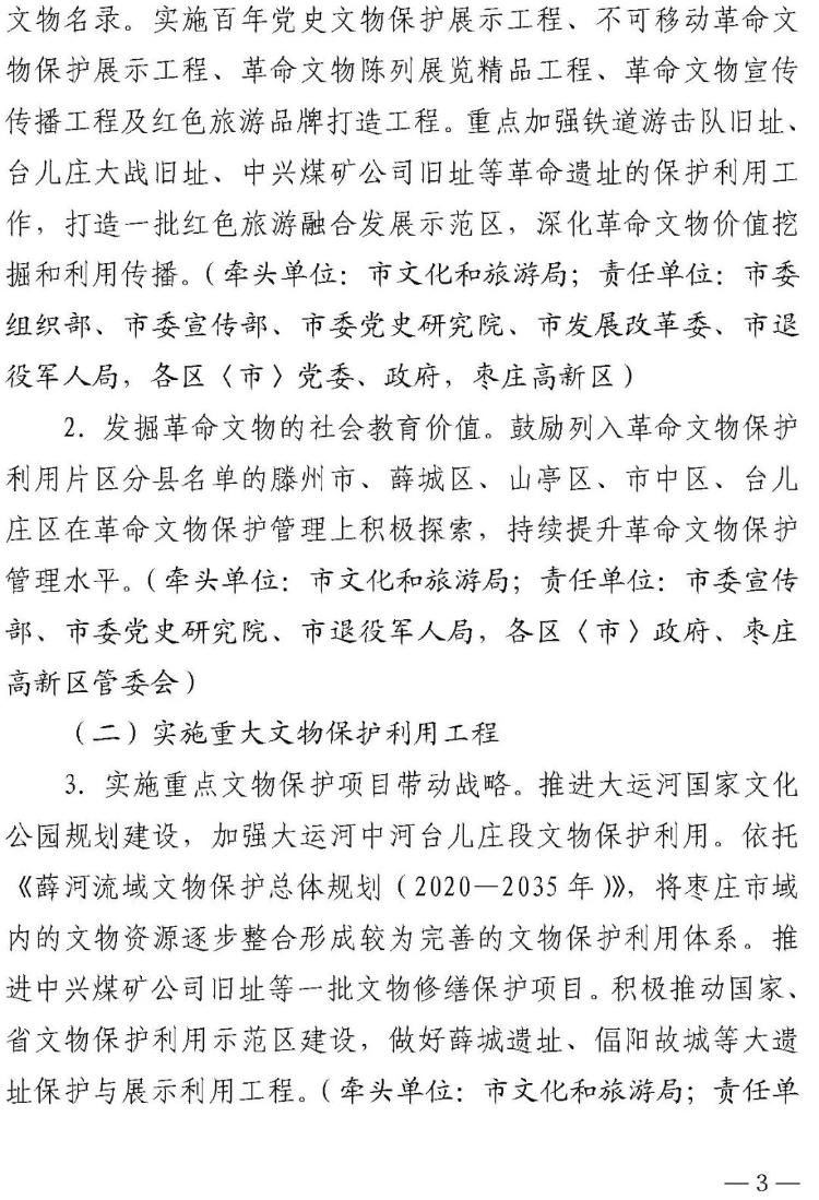 保护！加强文物保护利用，枣庄将这样做……