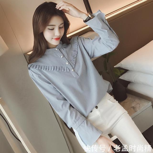 系带|春季还是衬衫的好,遮肉显瘦就这一件