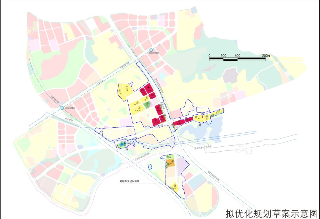 地标|降建设量，番禺里仁洞优化方案，300米地标“不见”了？