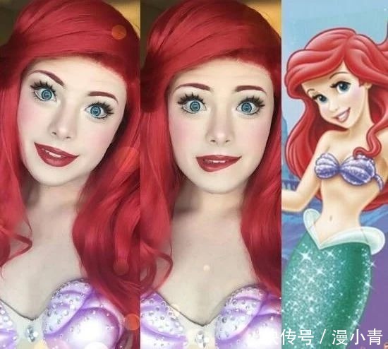 cospl国人真的很难cos迪士尼公主吗？其实难度并不大，全靠化妆技术