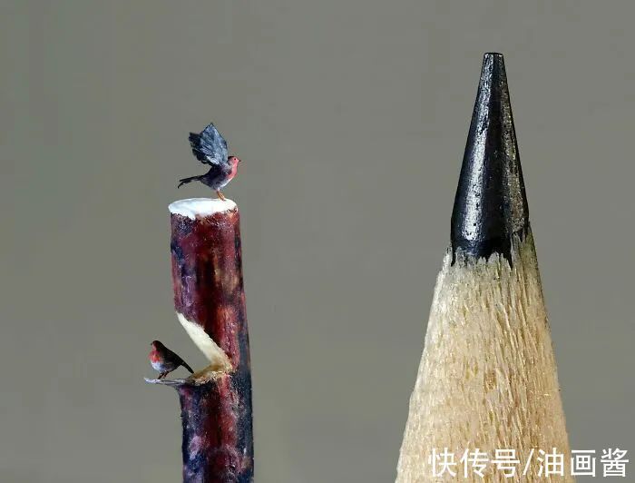 艺术家!小到离谱的微雕艺术,不比较不知道,一比较吓人一跳