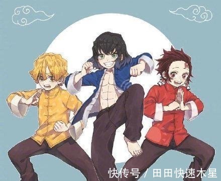 蝴蝶忍|当鬼灭之刃全员穿“中国风”服饰,蝴蝶忍汉服绝美,无一郎古装可爱