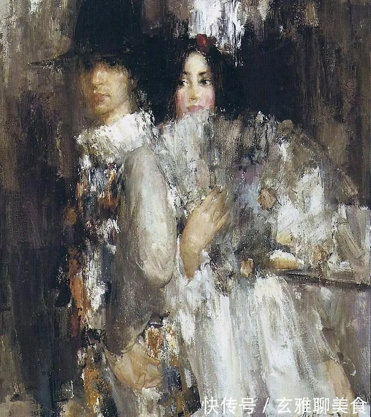 尼古拉&俄罗斯绘画大师级的素描和油画,恰到好处的美