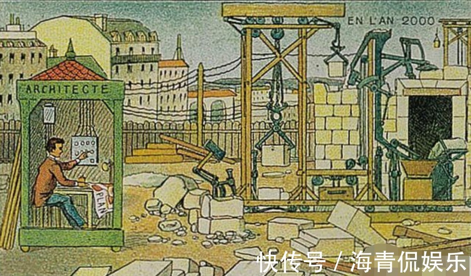 想象力&100年前的画家想象未来,并画了17幅画,网友神预言!