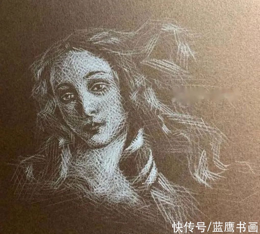  黑色|用白色铅笔在黑纸上画画，李羿慧寥寥几笔，却让人感到妙趣横生