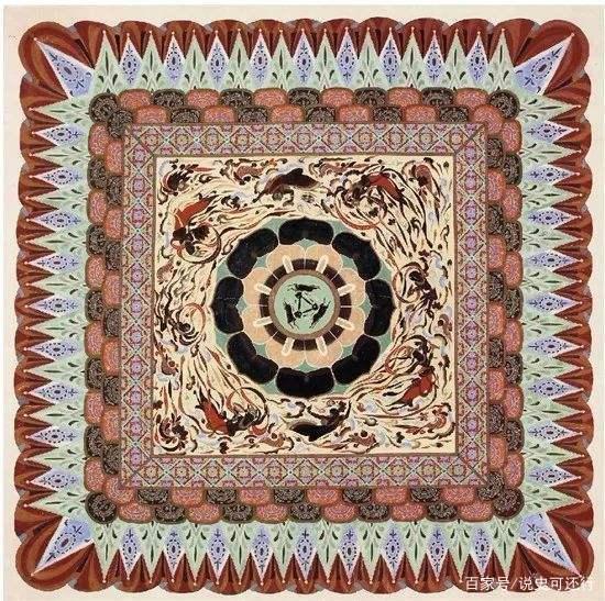 四方形@中国高级天花——藻井，震慑人心的穹顶之美，古代工匠太强了