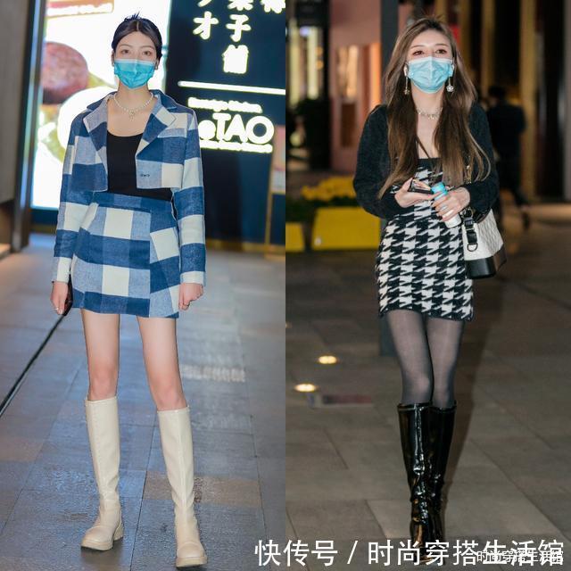 搭配|“短裙+长靴”才是今秋最强CP!时髦又显瘦,太适合普通人穿了