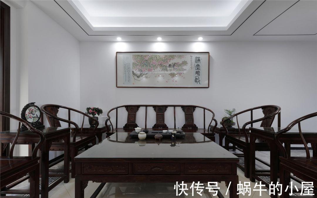 搭配|130平方米的中式家装,搭配自然复古的红木,简约又大气!