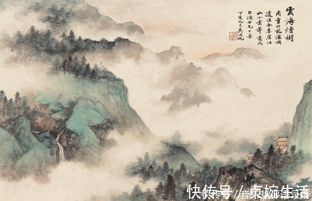 百年大家|张大千何许人也,竟对他佩服至极,其绘画构图设色足以为百年大家