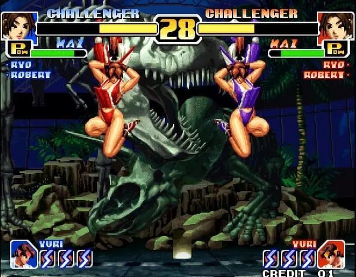 《拳皇97》三十年未解之谜,不知火舞里面到底穿的什么?